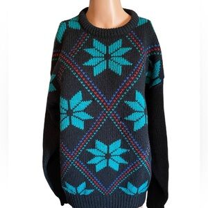 Vintage Lord & Taylor 100% Virgin Wool Sweater L